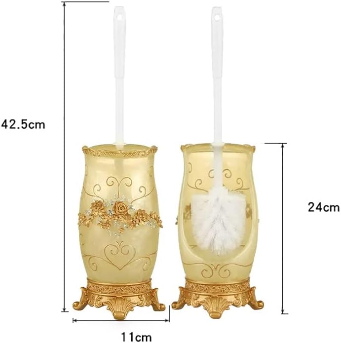 MANFER 3D Relief Toilet Brush with Plastic Handle 1
