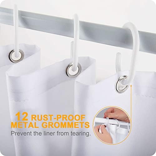 Custom Shower Curtain Personalized Funny DIY Waterproof with 12 Hooks