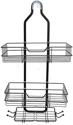Zheararm Shower Caddy Over Shower Head with Hooks and Capacity