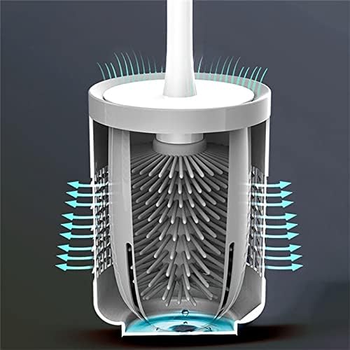 DLUXCA Toilet Brush Wall-Mounted with Soft Head