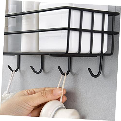 LIFKICH Iron Wall Mounted Shower Organizer Shelf