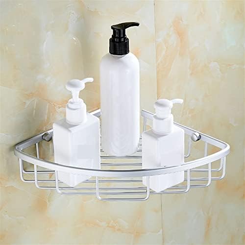 Shower Shelf Racks Aluminum Triangle Wall Mounted Storage Basket Holder