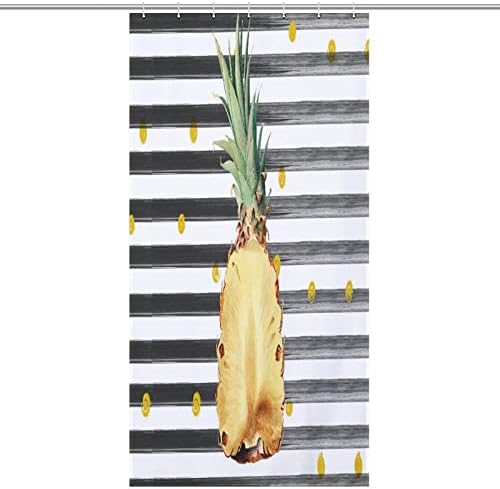 Sweet Natural Food Theme Shower Curtain with 12 Hooks