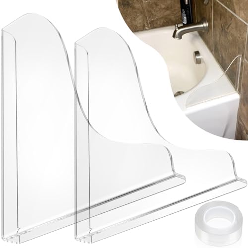 KOMOHOM Shower Splash Guard for Bathtub Corner