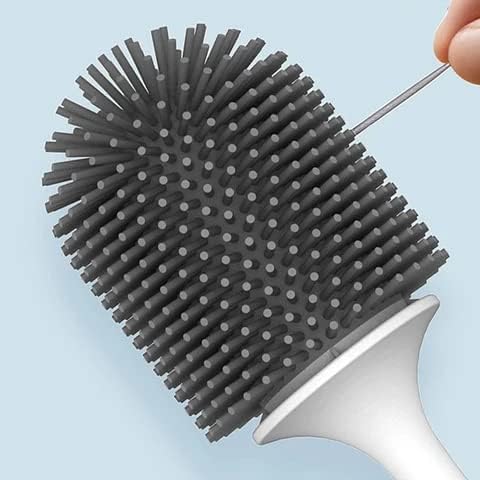 Automatic Toilet Cleaning Brush with Holder and Drainage