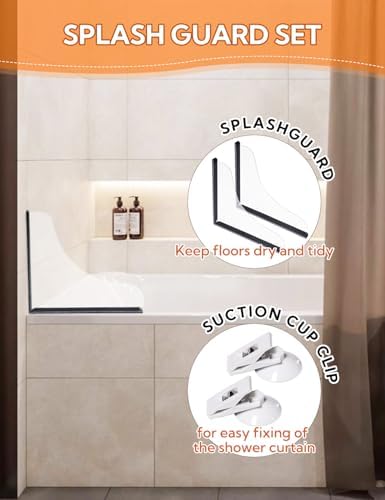 MarginZen Splash Guard 2 Pack for Bathtub 1