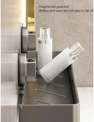 Shower Shelf Racks Suction Cup Waterproof Bathroom Storage Rack
