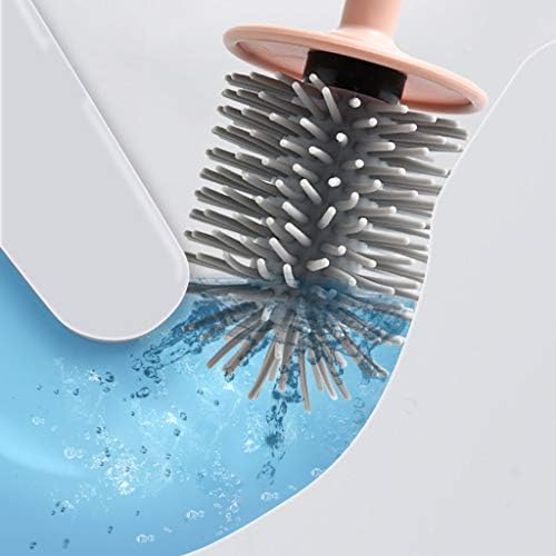 SPOUR Toilet Brush with Holder Long Handle and TPR Brush Head