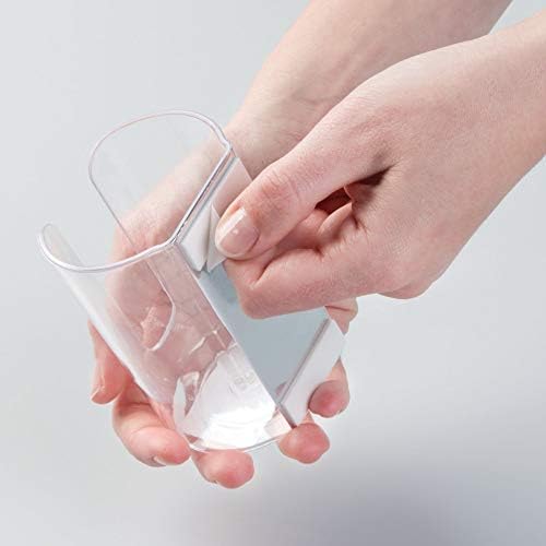 InterDesign iDesign AFFIXX Plastic Adhesive Cup Dispenser for Bathroom