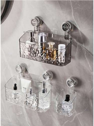 Nest Grip Suction Cup Shelf - Glacier Pattern Design