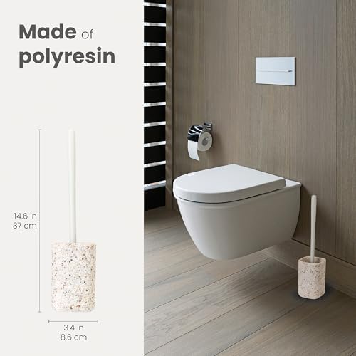 Vigar Zense Toilet Brush with Holder Set