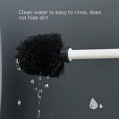 NLIAN Toilet Brush and Holder Set - Automatic Opening and Closing