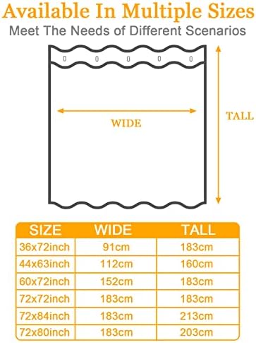 Custom Shower Curtain Personalized Funny DIY Waterproof with 12 Hooks