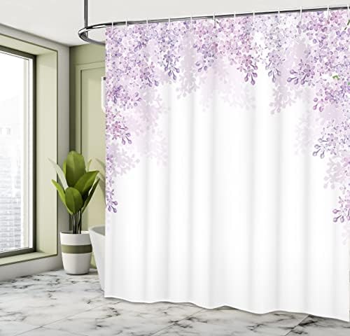 Ambesonne Flower Shower Curtain Set 69 x 70