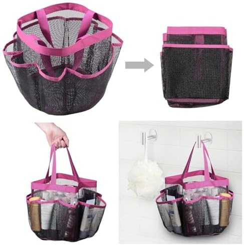 FINANCIALLY LIT LKOP 2 Pack Mesh Shower Caddy