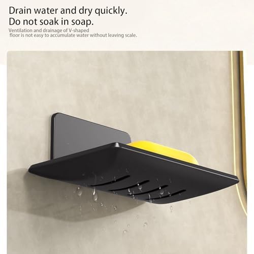 2 Pack Stainless Steel Soap Holders with Drainage for Shower and Bathroom