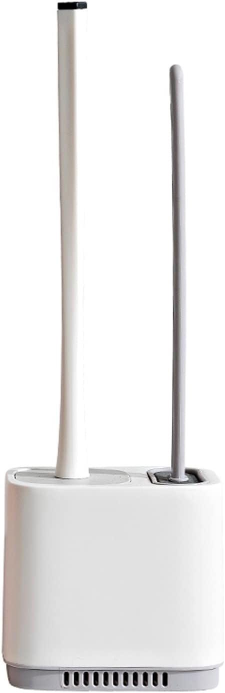 UNNS Toilet Brush and Holder Set Wall-Mounted White