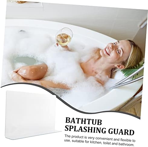Hemobllo Shower Water Splashing Guard Bathtub Spatter Preventer