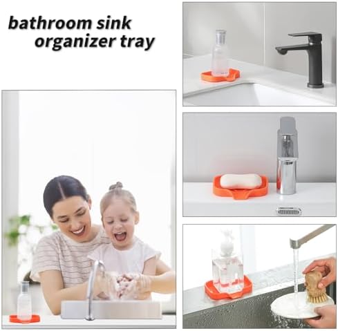 MicoYang Silicone Soap Dish with Drain Spout - 49x32 1