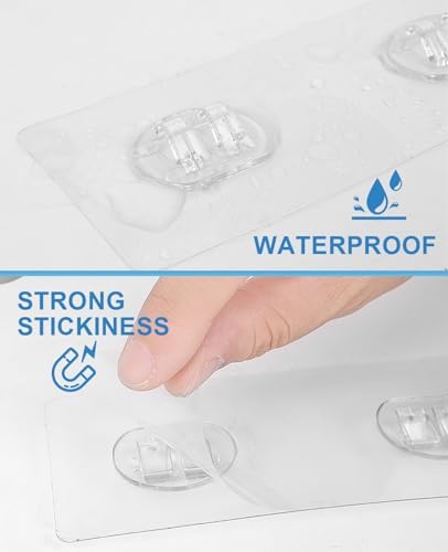 14 Pack Shower Caddy Adhesive Replacement Hooks