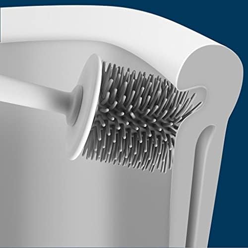 YZERTLH Toilet Brush with Wall-Mounted Holder