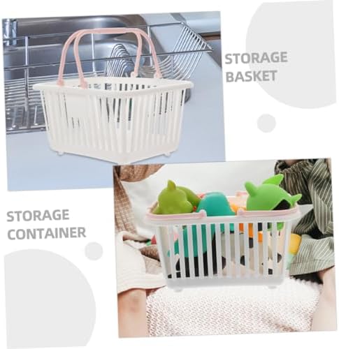 Zerodeko Stackable Plastic Shower Basket with Handles