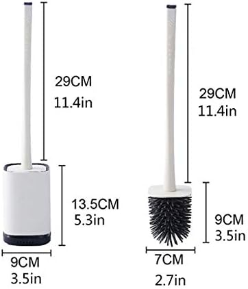 UNNS Wall-Mounted Toilet Brush with Holder Modern Minimalist Design