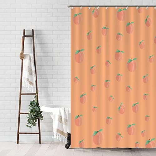 Funny Fruit Shower Curtains 71 x 91 Durable Set with Hooks