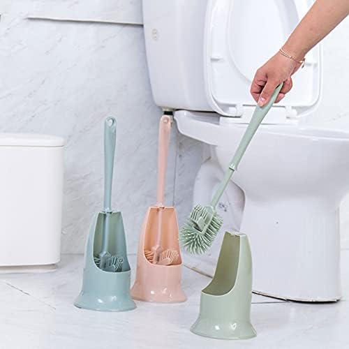 RUVOO Toilet Brush and Holder Set Soft Bristle Bathroom Cleaning Tool