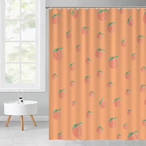 Funny Fruit Shower Curtains 71 x 91 Durable Set with Hooks