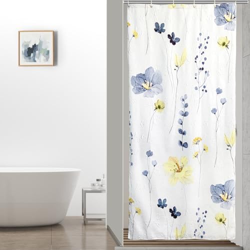 QiyI 36x72 Small Stall Shower Curtain Set
