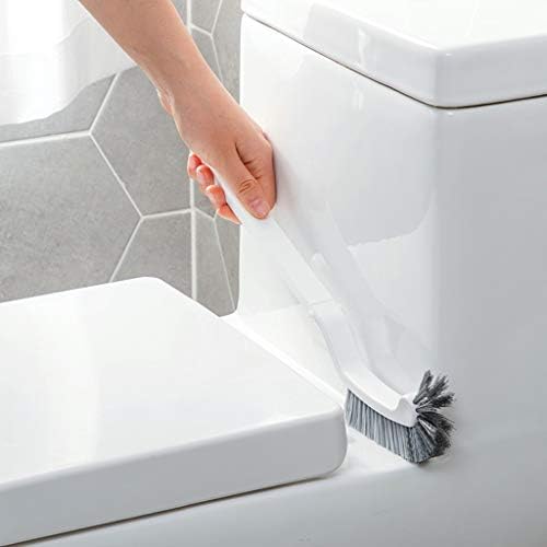 Gold Toilet Brush with Holder 360 No Dead End Cleaning Tool