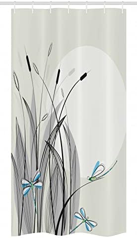 Ambesonne Dragonfly Stall Shower Curtain Set with Hooks
