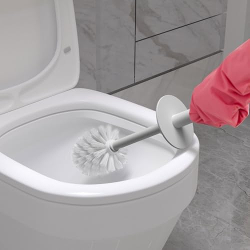 Topsky 2 Pack Toilet Brush Holder Set Gray