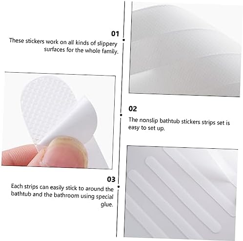 UTHCLO 20pcs Non-Skid Bath Stickers for Bathtub and Shower