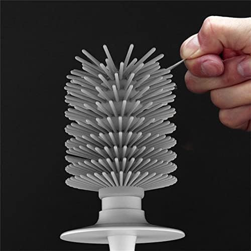 DLUXCA Toilet Brush Wall-Mounted with Soft Head