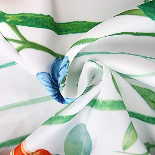 LIVILAN Floral Shower Curtain 72x72 1
