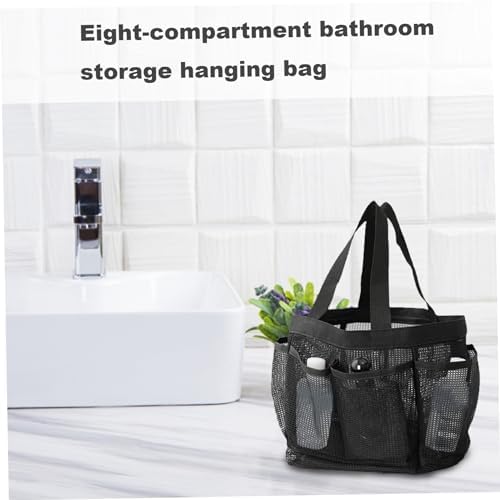 Mesh Shower Caddy Bag 8-Pocket Portable and Lightweight