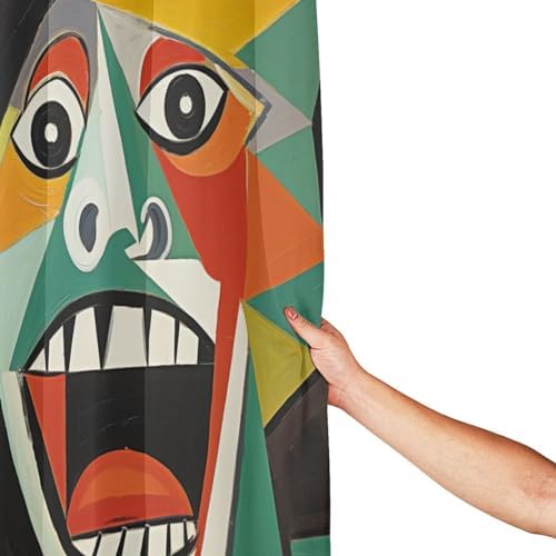 DAOWANGZUO Laughing Boy Boho Shower Curtain Set