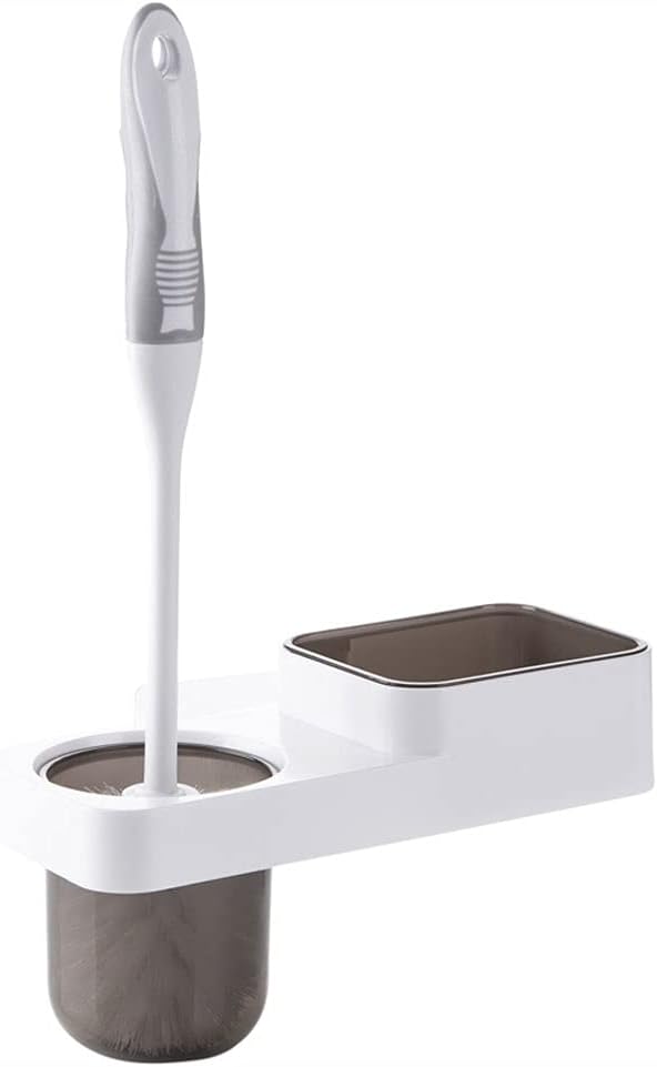 INKTUS Toilet Brush with Holder and Storage Box