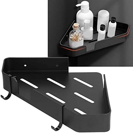 ANNBKA Shower Caddy Corner Shelf with 2 Hooks