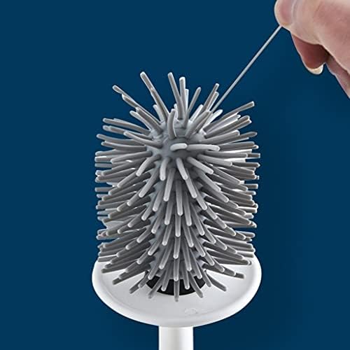 YZERTLH Toilet Brush with Wall-Mounted Holder