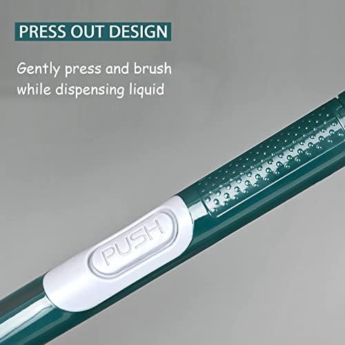 Refillable Toilet Brush with Wall Mount Holder and Soap Dispenser