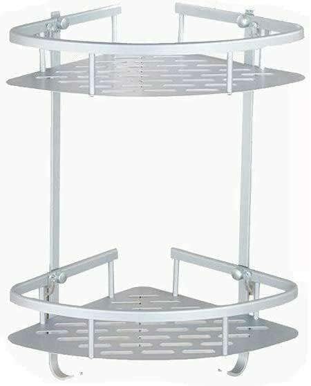 FINANCIALLY LIT LKOP 2 Tier 12 Aluminum Shower Caddy