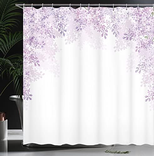 Ambesonne Flower Shower Curtain Set 69 x 70