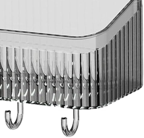 Versatile Shower Caddy with Strong Suction Gray