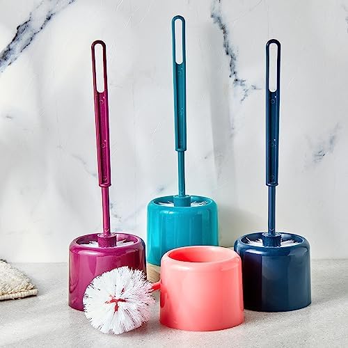 Home Centre Pacific Emery Polypropylene Toilet Brush with Holder