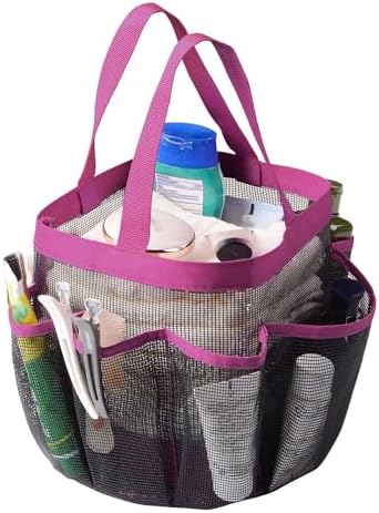 FINANCIALLY LIT 2-Pack Portable Mesh Shower Caddy
