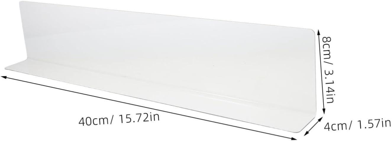 TEHAUX Bathtub Anti-Splash Water Barrier for Shower and Vanity