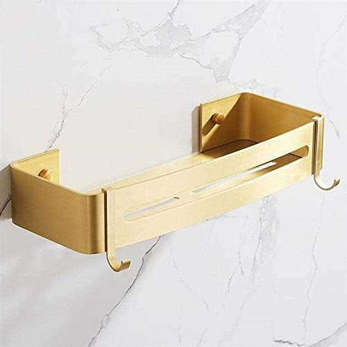 FINANCIALLY LIT LKOP Space Aluminum Gold Shower Caddy